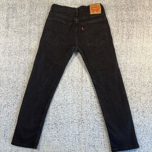 washed black levi’s 502 taper mid-rise skater grunge — Size 30x30